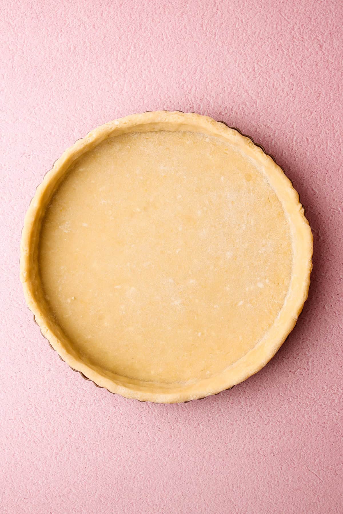 Unbaked tart crust.