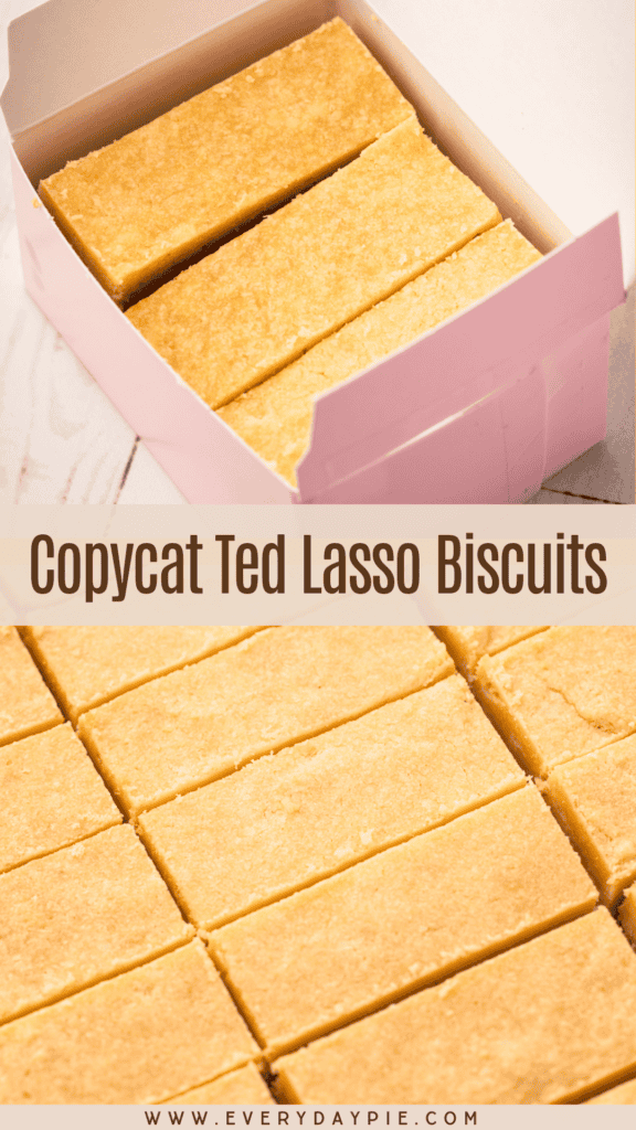 Shortbread biscuits made based on the television show Ted Lasso.