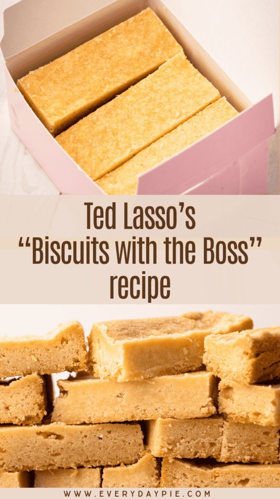Shortbread biscuits made based on the television show Ted Lasso.